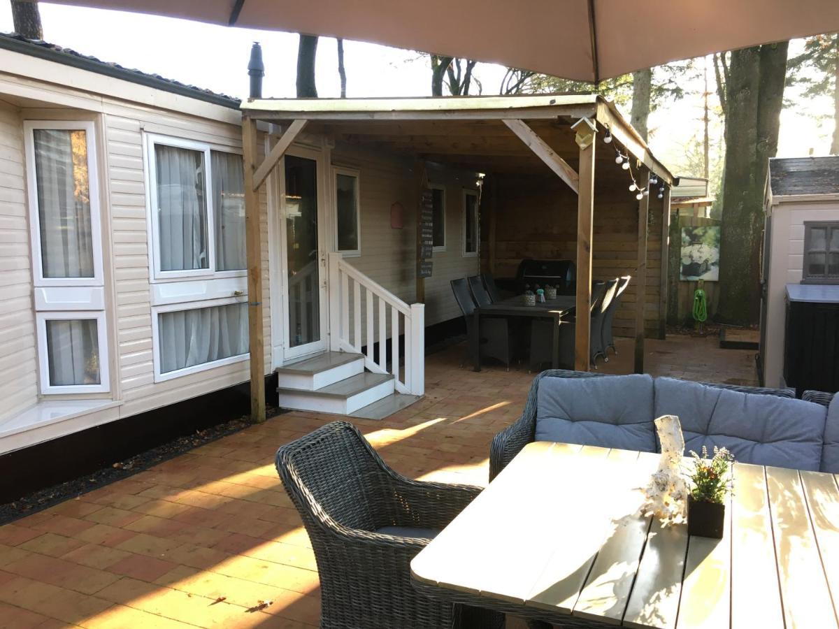 Prachtige Luxe Chalet Op De Veluwe Nabij هونديرلو المظهر الخارجي الصورة